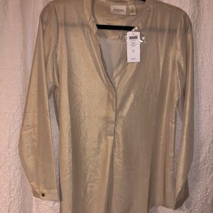 Gold long sleeve Chico’s top